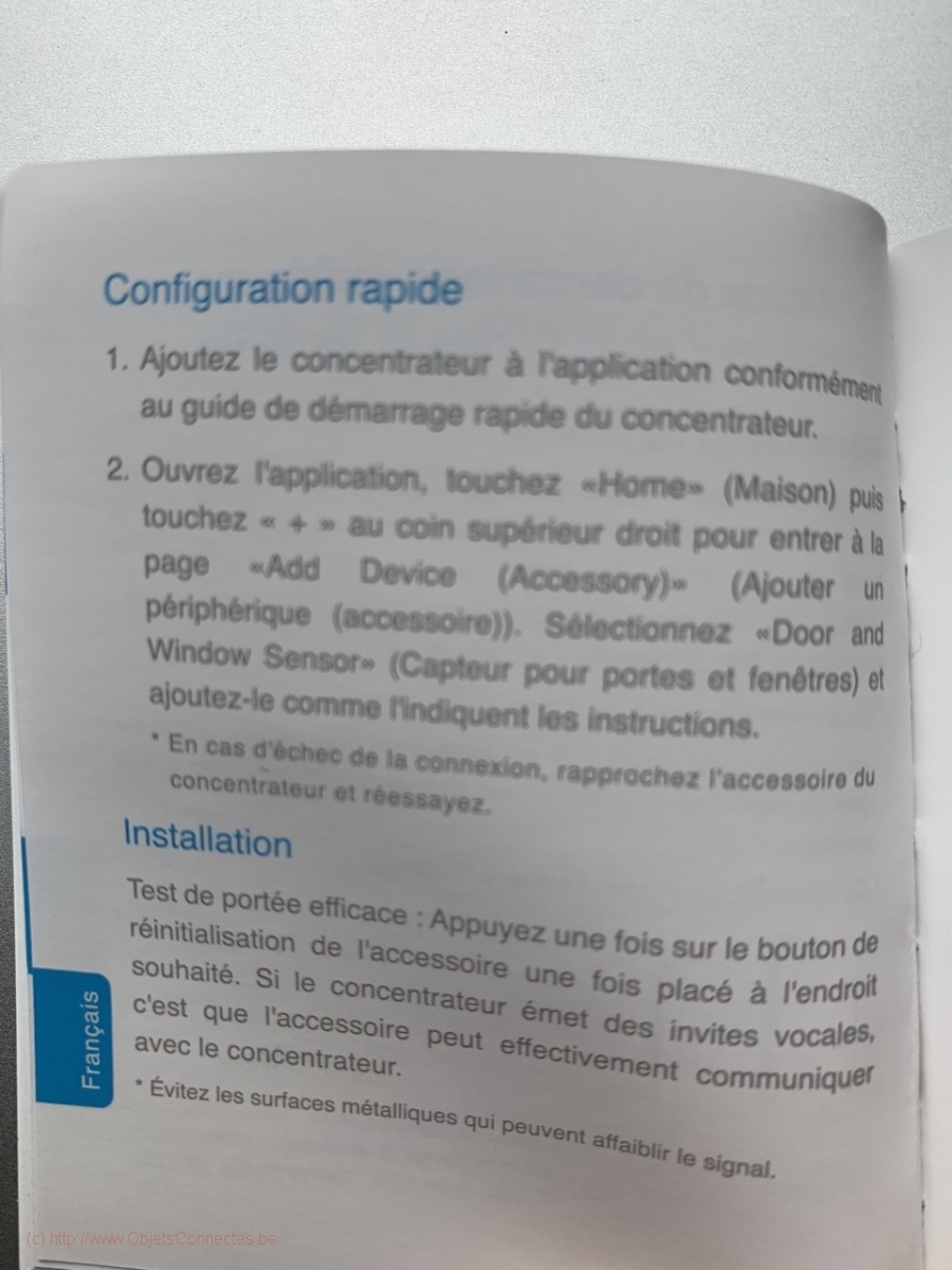 Le mode d'emploi du Xiaomi Aqara Capteur détecteur d'ouverture et fermeture pour portes et fenêtres - 3